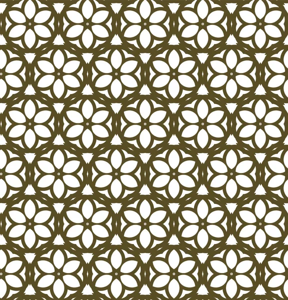 Geometrik süslemeli vektör deseni. Kusursuz tasarım dokusu.