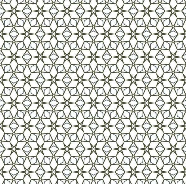 Geometrisches Ornamentales Vektormuster Nahtlose Design Textur — Stockvektor