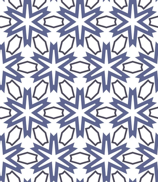 Motif Vectoriel Sans Couture Dans Style Ornemental Géométrique — Image vectorielle