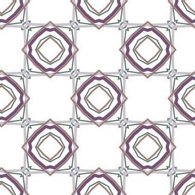 Kusursuz Vektör Deseni. Geometrik Süsleme Biçiminde Arkaplan DokusuName.