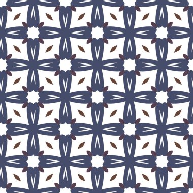 Kusursuz Vektör Deseni. Geometrik Süsleme Biçiminde Arkaplan DokusuName.