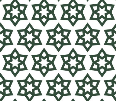 Kusursuz Vektör Deseni. Geometrik Süsleme Biçiminde Arkaplan DokusuName.