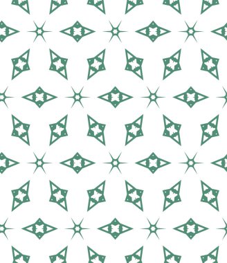 geometrik süsleme biçiminde kusursuz vektör deseni