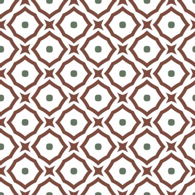 Geometrik süslemeli vektör deseni. Kusursuz tasarım dokusu.