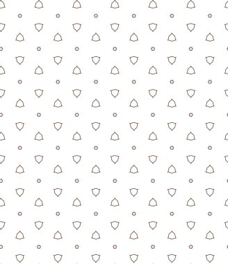 Geometrik süslemeli vektör deseni. Kusursuz tasarım dokusu.