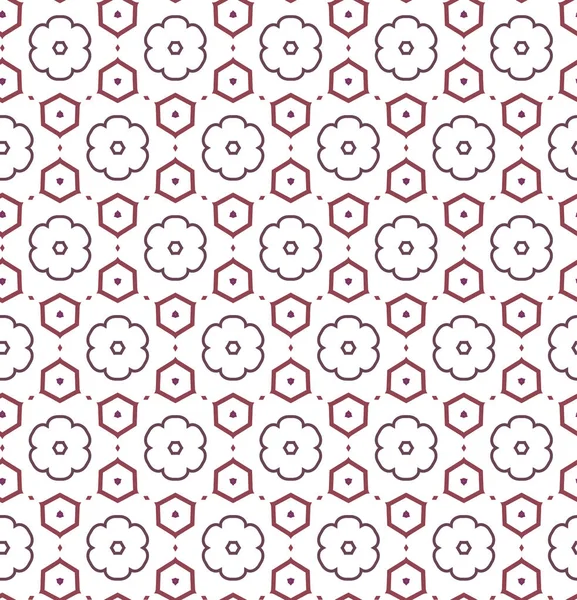 Patrón Vectores Sin Costura Textura Fondo Estilo Ornamental Geométrico — Vector de stock