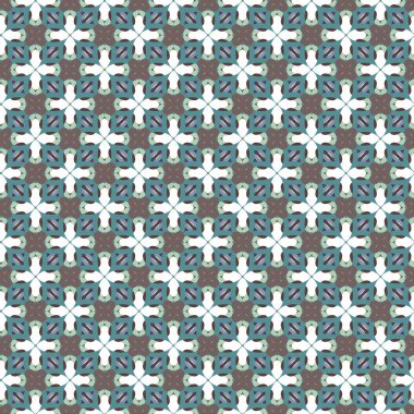 Kusursuz Vektör Deseni. Geometrik Süsleme Biçiminde Arkaplan DokusuName.