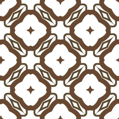 Kusursuz Vektör Deseni. Geometrik Süsleme Biçiminde Arkaplan DokusuName.