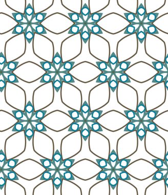 Kusursuz Vektör Deseni. Geometrik Süsleme Biçiminde Arkaplan DokusuName.