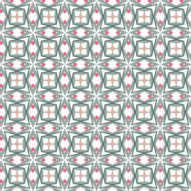 Kusursuz Vektör Deseni. Geometrik Süsleme Biçiminde Arkaplan DokusuName.