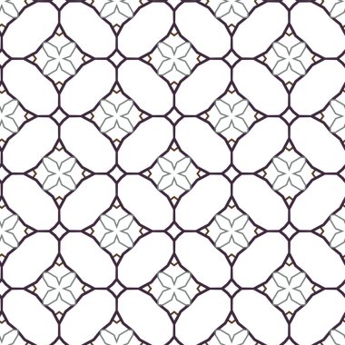 Kusursuz Vektör Deseni. Geometrik Süsleme Biçiminde Arkaplan DokusuName.