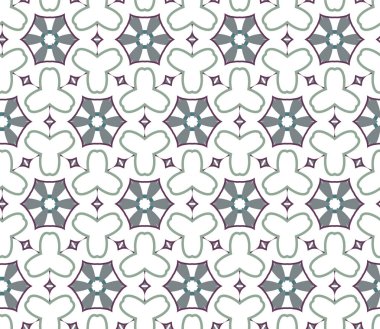 Dikişsiz geometrik süs vektör deseni. Soyut arka plan