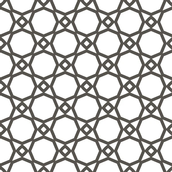 Nahtloses Vektormuster Hintergrundstruktur Geometrischen Ornamentstil — Stockvektor