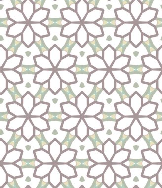 Dikişsiz geometrik süs vektör deseni. Soyut arka plan