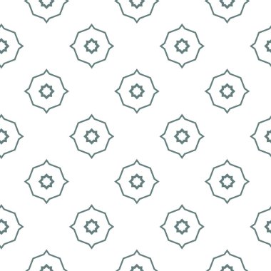 Dikişsiz geometrik süs vektör deseni. Soyut arka plan