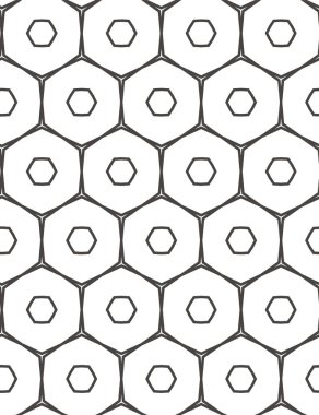 Geometrik süslemeli vektör deseni. Kusursuz tasarım dokusu.