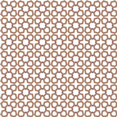 Geometrik süslemeli vektör deseni. Kusursuz tasarım dokusu.