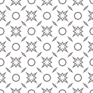 Geometrik süslemeli vektör deseni. Kusursuz tasarım dokusu.