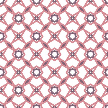 Geometrik süslemeli vektör deseni. Kusursuz tasarım dokusu.