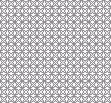 Geometrik süslemeli vektör deseni. Kusursuz tasarım dokusu.