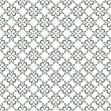 Geometrik süslemeli vektör deseni. Kusursuz tasarım dokusu.