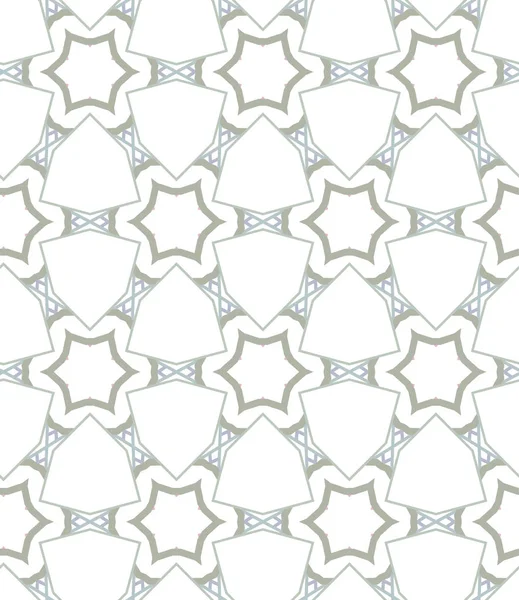 Geometrisches Ornamentales Vektormuster Nahtlose Design Textur — Stockvektor