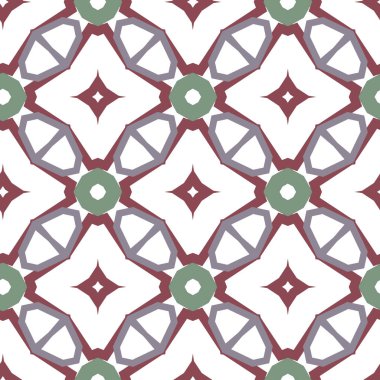 Kusursuz Vektör Deseni. Geometrik Süsleme Biçiminde Arkaplan DokusuName.