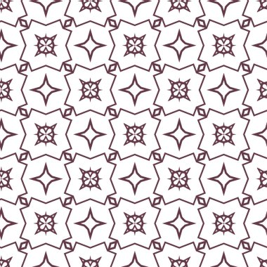 Kusursuz Vektör Deseni. Geometrik Süsleme Biçiminde Arkaplan DokusuName.