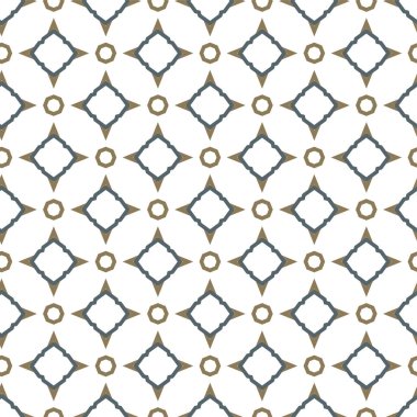 Kusursuz Vektör Deseni. Geometrik Süsleme Biçiminde Arkaplan DokusuName.