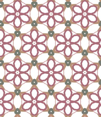 Kusursuz Vektör Deseni. Geometrik Süsleme Biçiminde Arkaplan DokusuName.