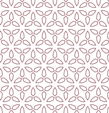 Dikişsiz geometrik süs vektör deseni. Soyut arka plan