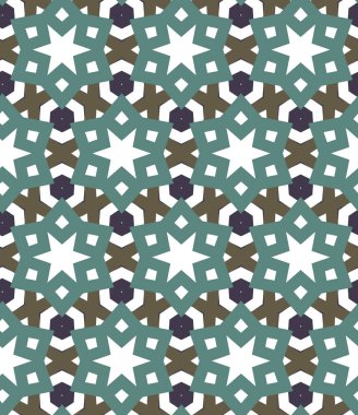 Dikişsiz geometrik süs vektör deseni. Soyut arka plan