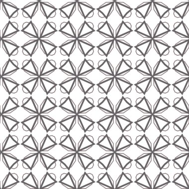 Dikişsiz geometrik süs vektör deseni. Soyut arka plan
