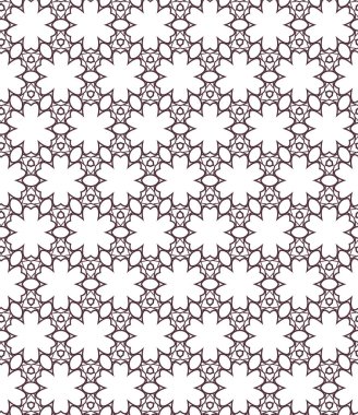 Kusursuz Vektör Deseni. Geometrik Süsleme Biçiminde Arkaplan DokusuName.