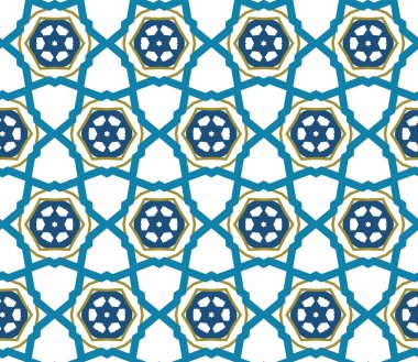 Kusursuz Vektör Deseni. Geometrik Süsleme Biçiminde Arkaplan DokusuName.