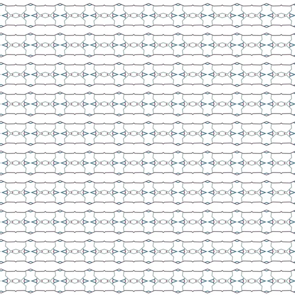 Geometrisches Ornamentales Vektormuster Nahtlose Design Textur — Stockvektor