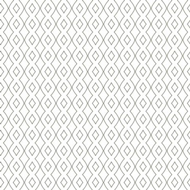 geometrik süsleme biçiminde kusursuz vektör deseni