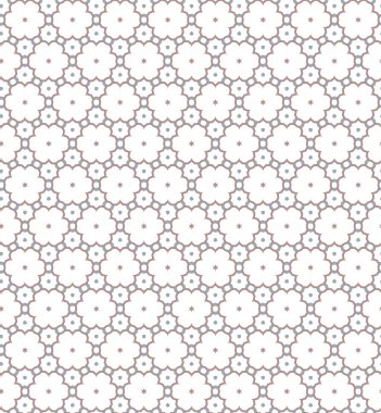 geometrik süsleme biçiminde kusursuz vektör deseni