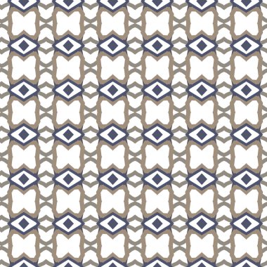 geometrik süsleme biçiminde kusursuz vektör deseni