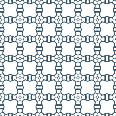 geometrik süsleme biçiminde kusursuz vektör deseni
