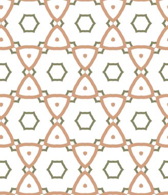 geometrik süsleme biçiminde kusursuz vektör deseni