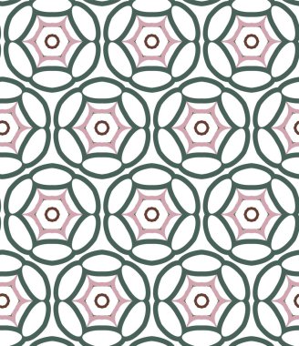 Dikişsiz geometrik süs vektör deseni. Soyut arka plan