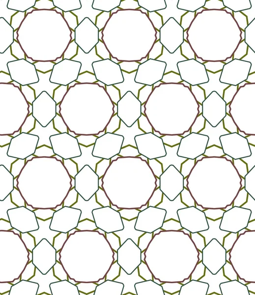 Nahtlose Geometrische Ornamentale Vektormuster Abstrakter Hintergrund — Stockvektor