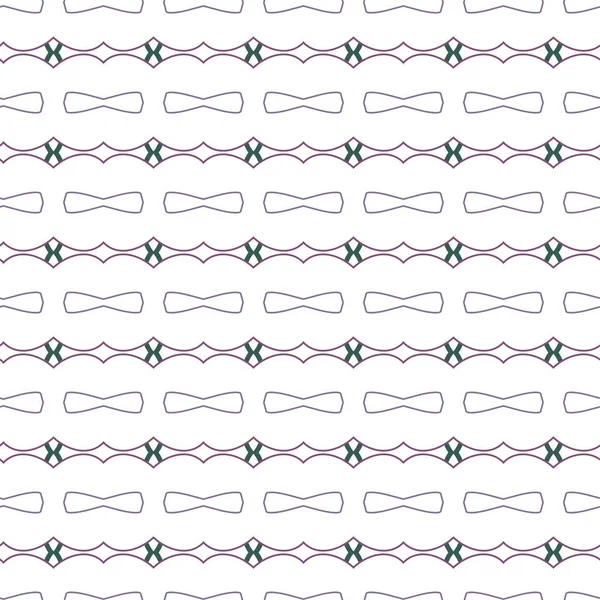 Modello Vettoriale Senza Soluzione Continuità Stile Ornamentale Geometrico — Vettoriale Stock