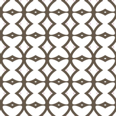 geometrik süsleme biçiminde kusursuz vektör deseni