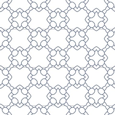 geometrik süsleme biçiminde kusursuz vektör deseni