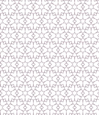 geometrik süsleme biçiminde kusursuz vektör deseni