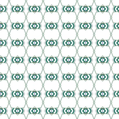 geometrik süsleme biçiminde kusursuz vektör deseni