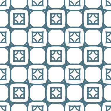 geometrik süsleme biçiminde kusursuz vektör deseni