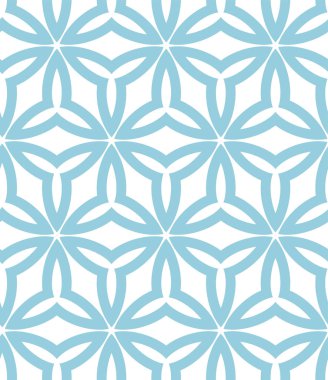 geometrik süsleme biçiminde kusursuz vektör deseni